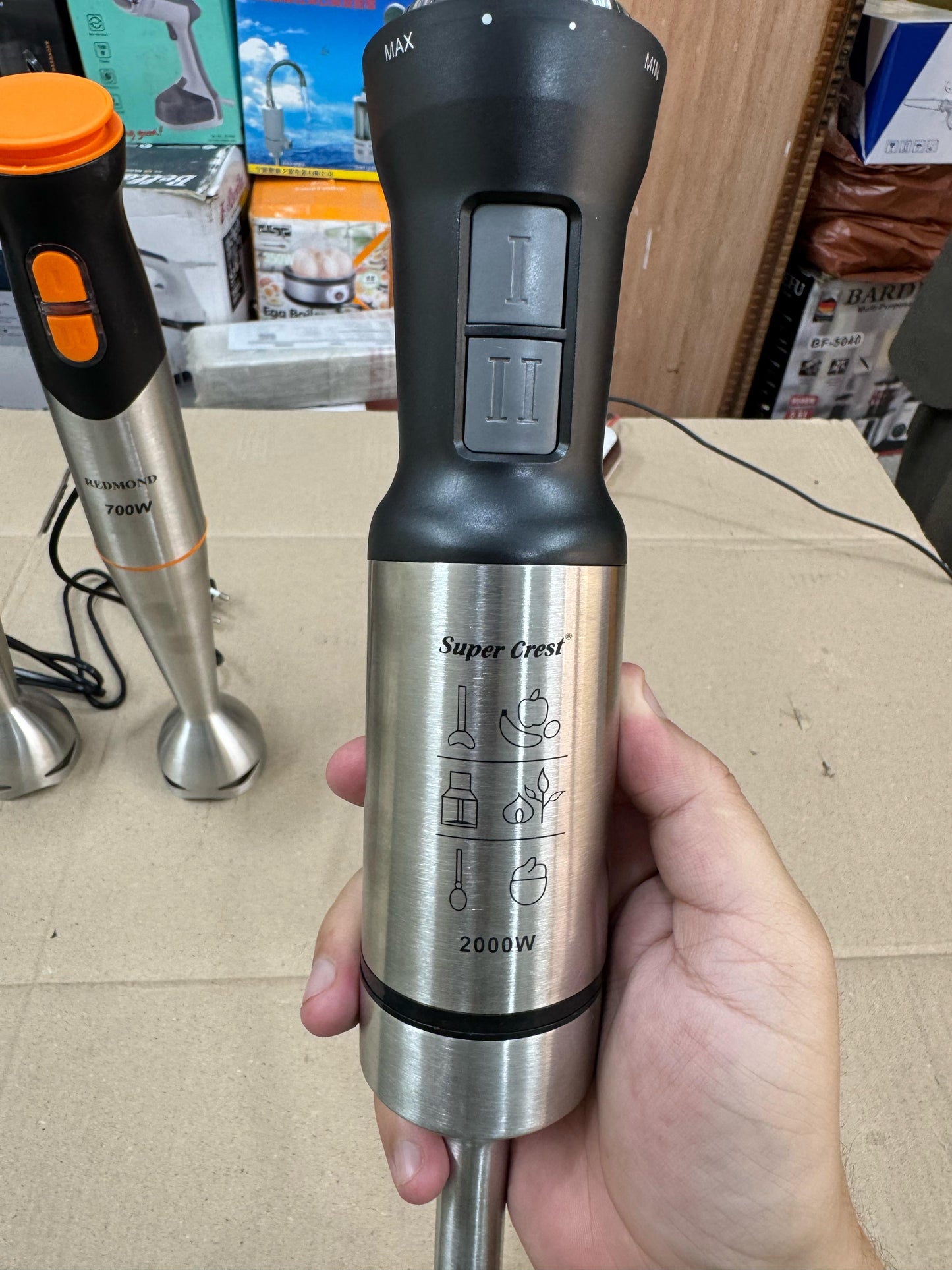 super crest , Kolax , Redmond hand blender