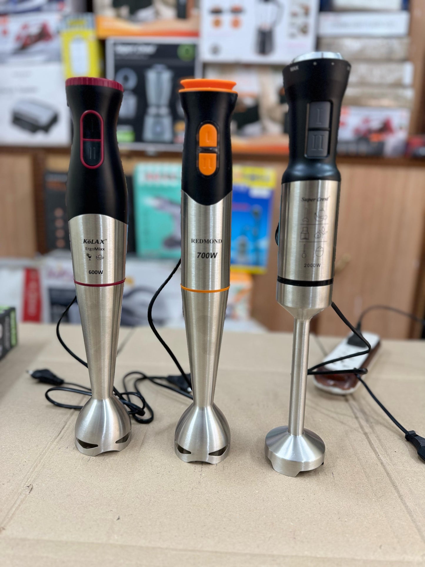 super crest , Kolax , Redmond hand blender