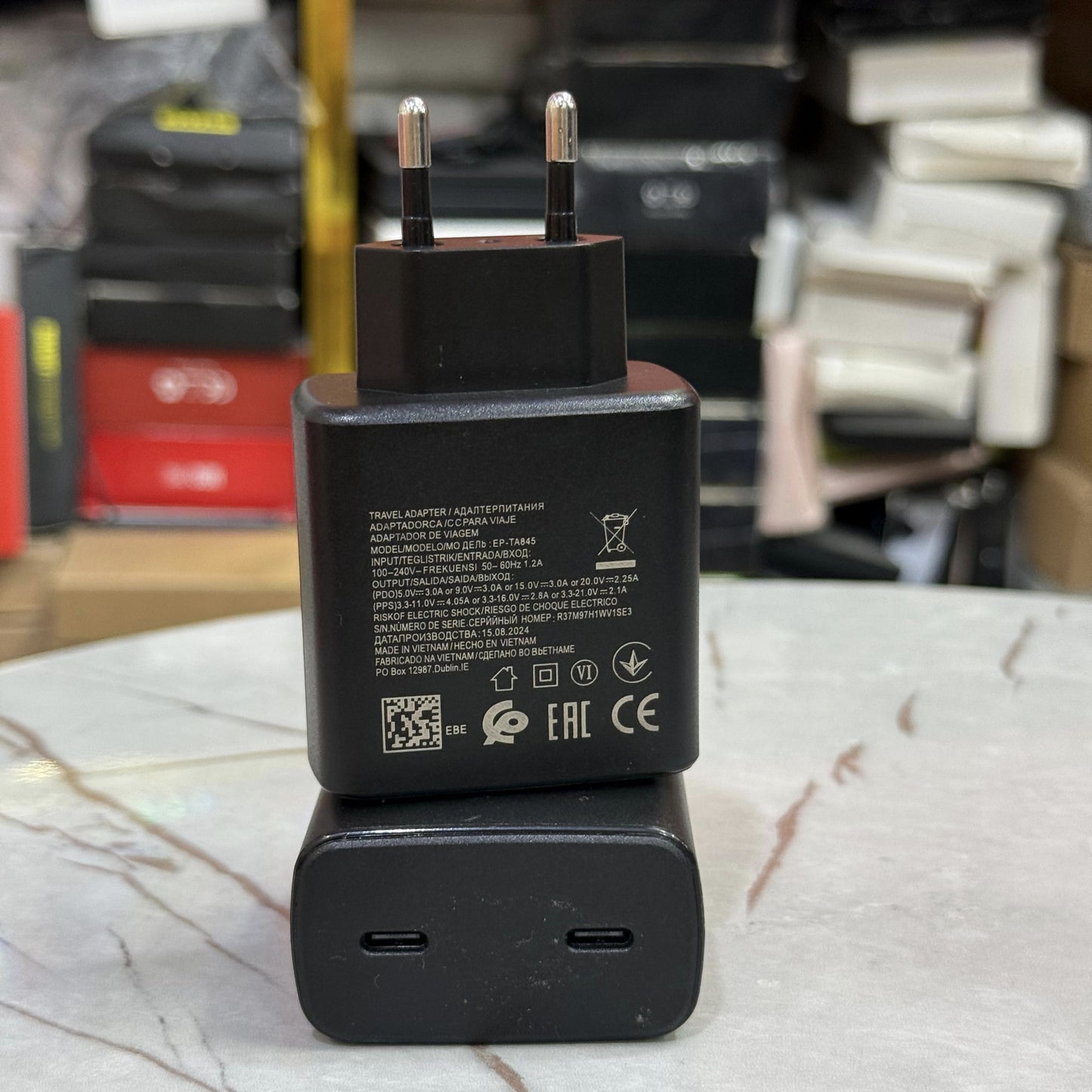 Super Fast 65W USB-C made in Vietnam Charger | Dual PD + 2 Free 4-in-1 Cables