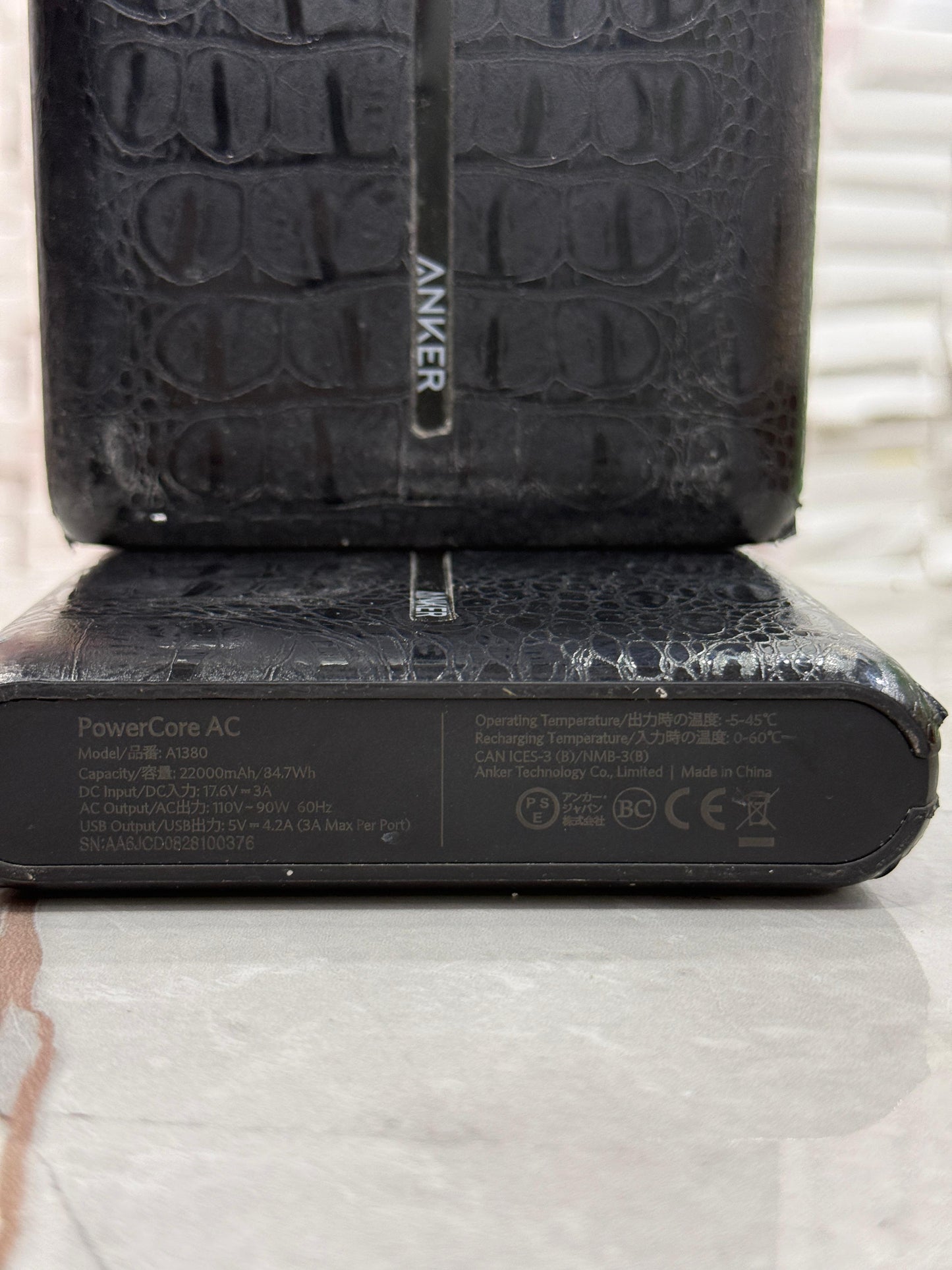 Anker 22000mAh Powerhouse Portable Power Bank – Runs AC & DC Electronics, High-Capacity Fast Charging External Battery