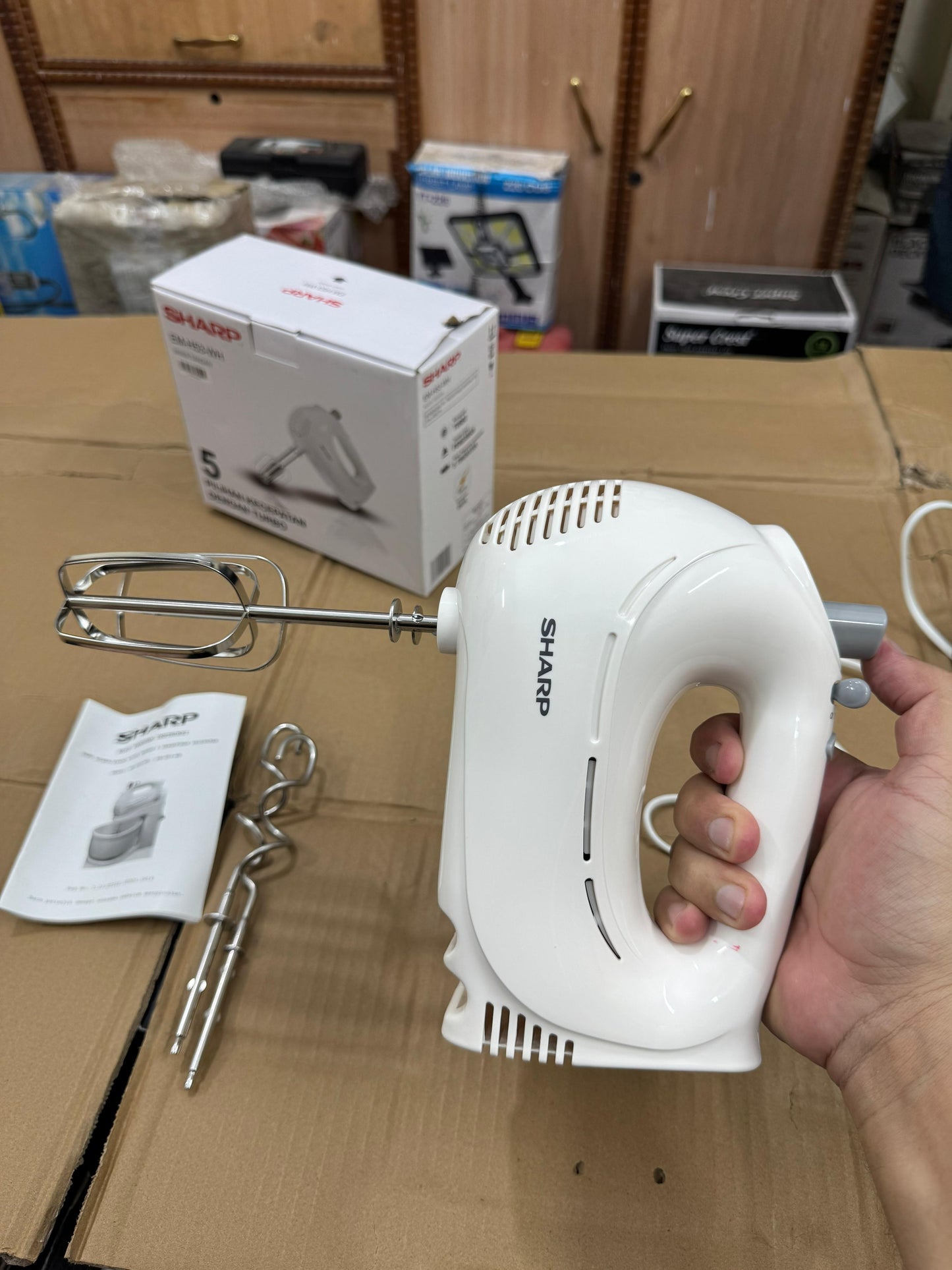 Sharp Hand Mixer EM-H53-WH (egg beater)