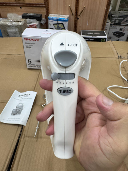 Sharp Hand Mixer EM-H53-WH (egg beater)