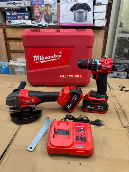 Milwaukee 2 in 1 m18 fuel drill & grinder