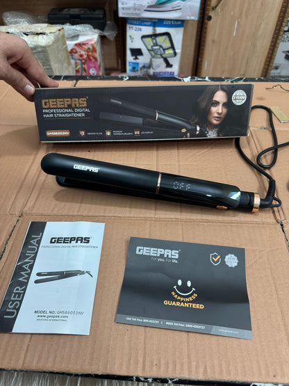 Geepas professional digital  hair straightener GHS 86003nv