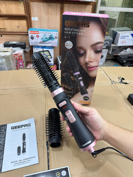 Geepas rotating hot hair styler GHR 86000N ( hair dryer)