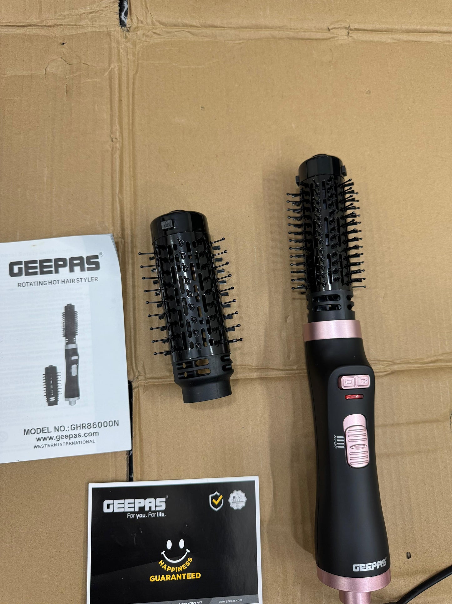 Geepas rotating hot hair styler GHR 86000N ( hair dryer)