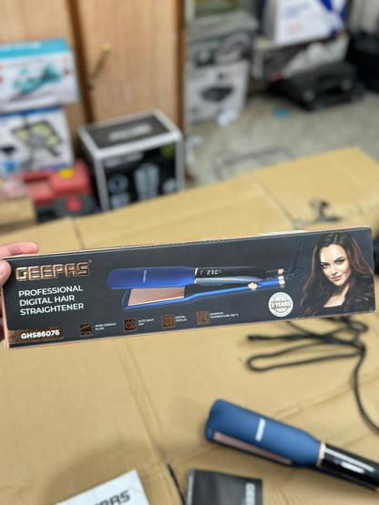 Geepas professional digital hair straightener GHS 86076