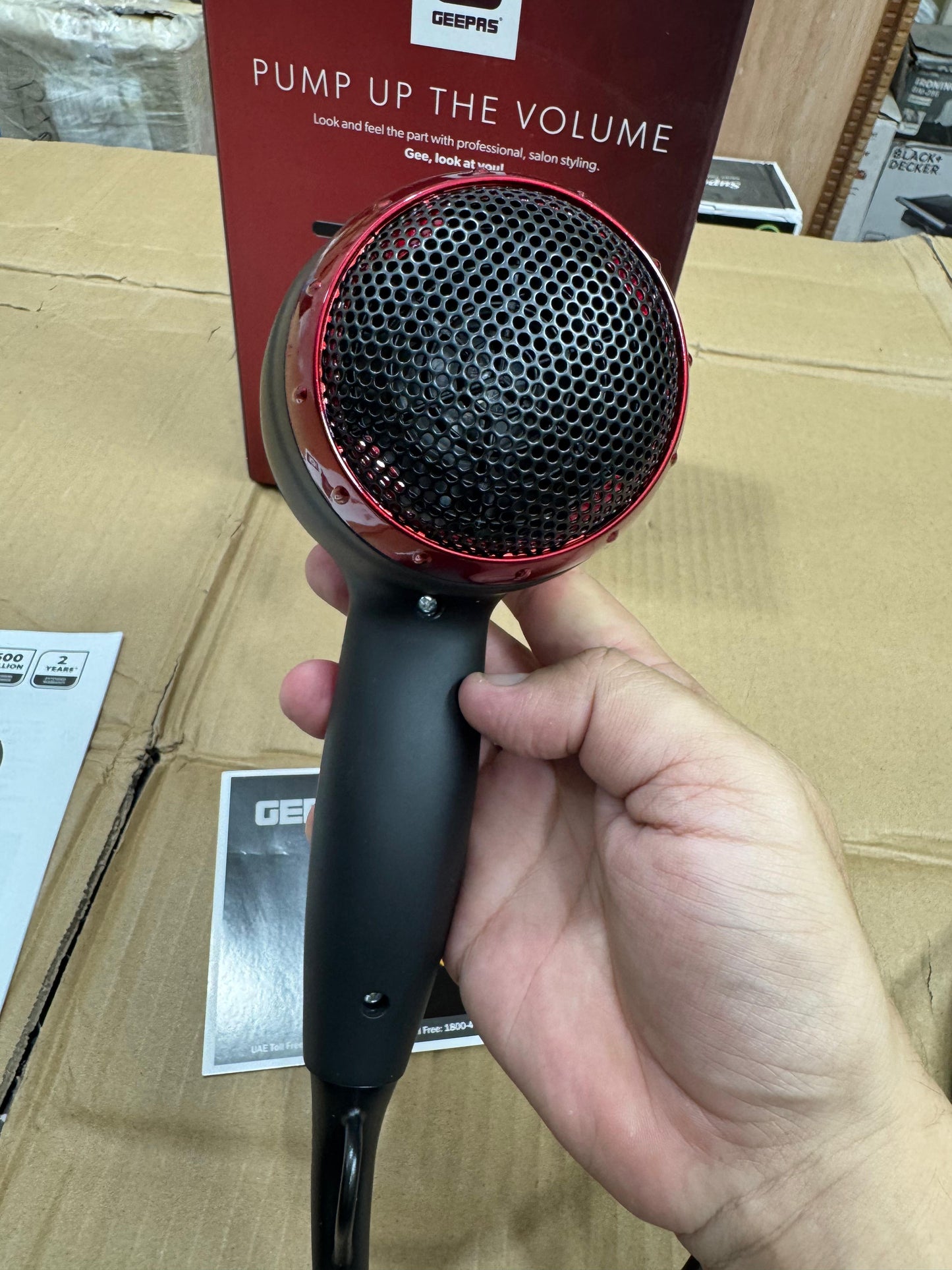 Geepas professional IONIC hair dry GHD 86018