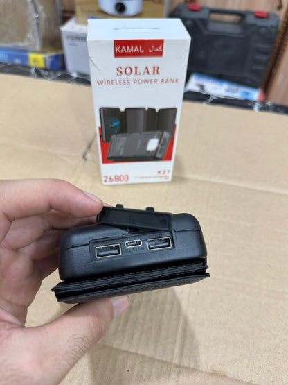 Solar Plate Power Bank (26800) MAH