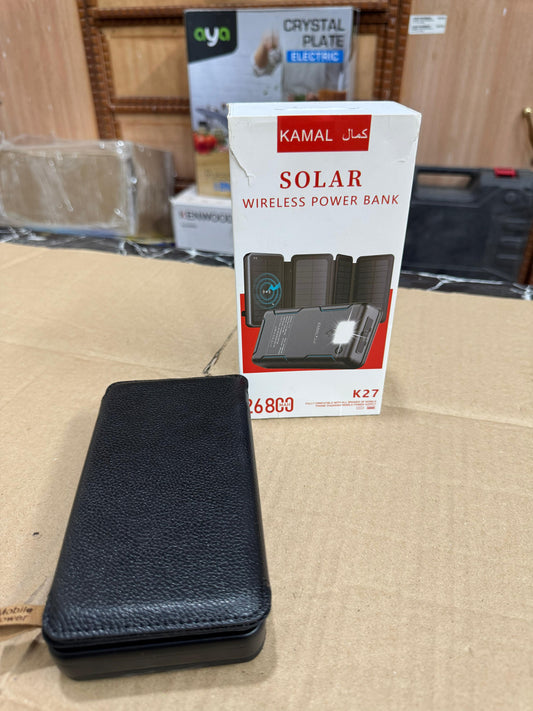 Solar Plate Power Bank (26800) MAH