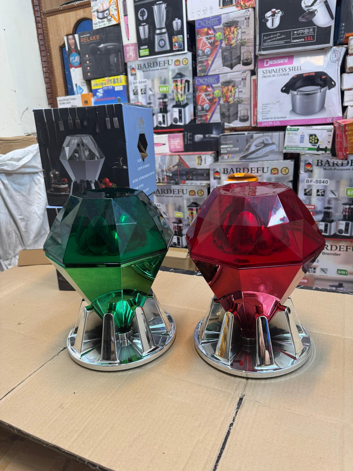 Diamond cutlery golden 24 pcs set