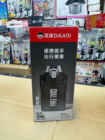 Okadi 900ml double steel water bottle