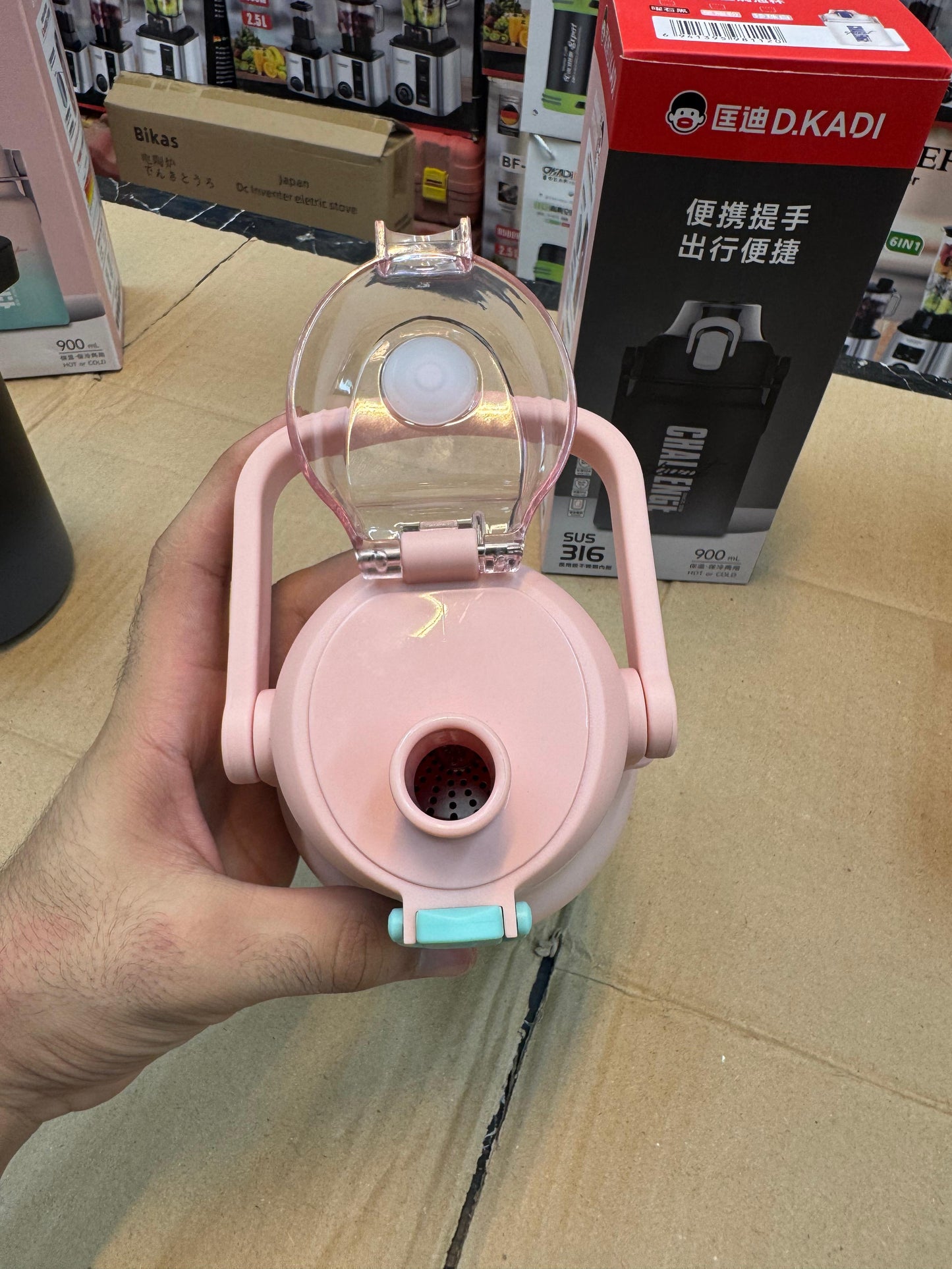 Okadi 900ml double steel water bottle