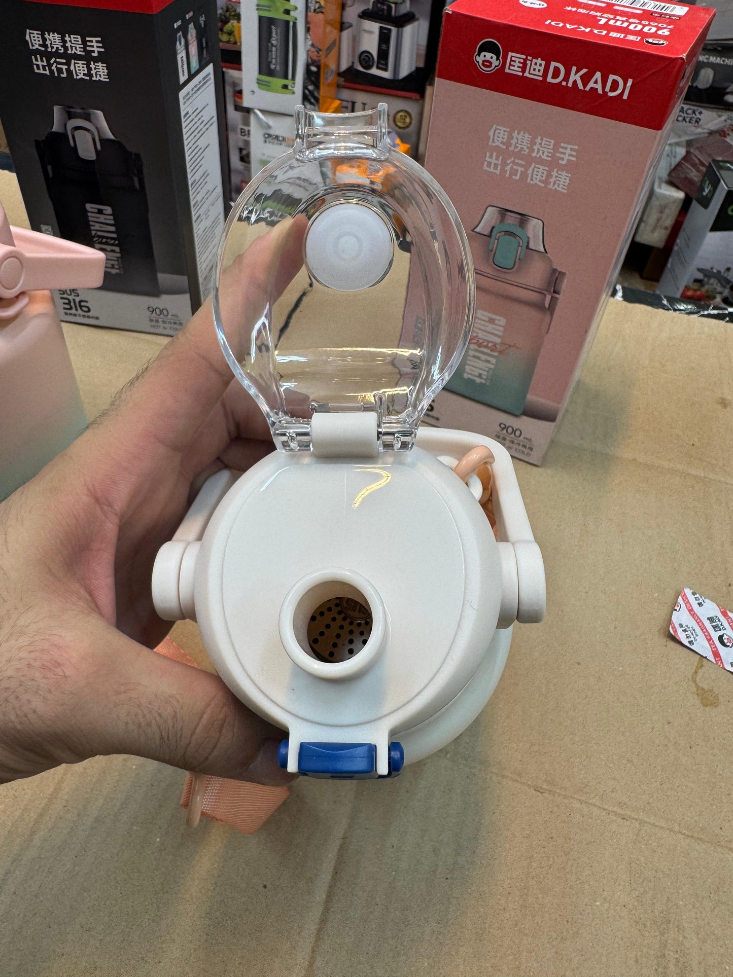 Okadi 900ml double steel water bottle