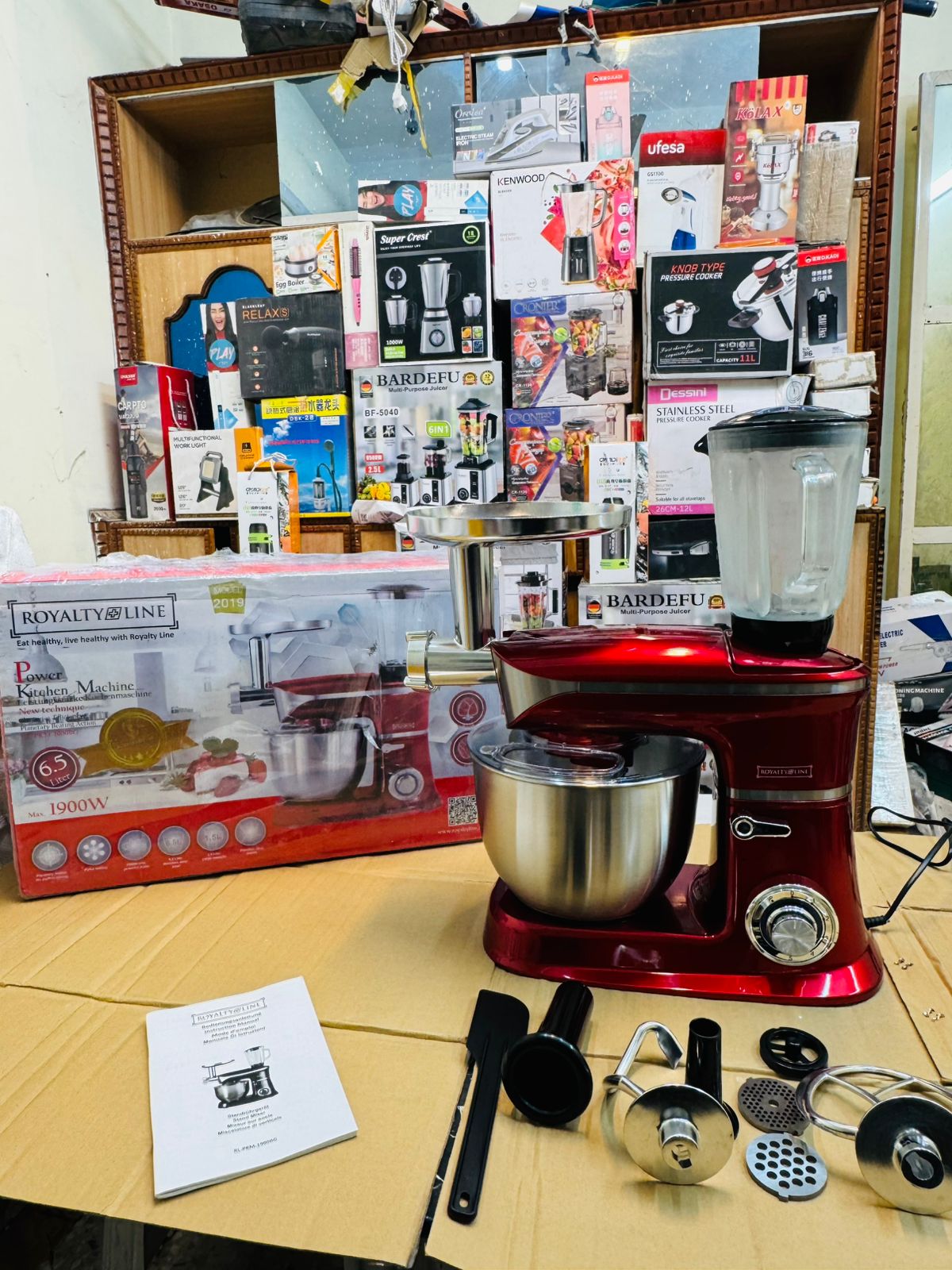 Royalty line Germany 6.5L kitchen master 1900 watt stand mixer