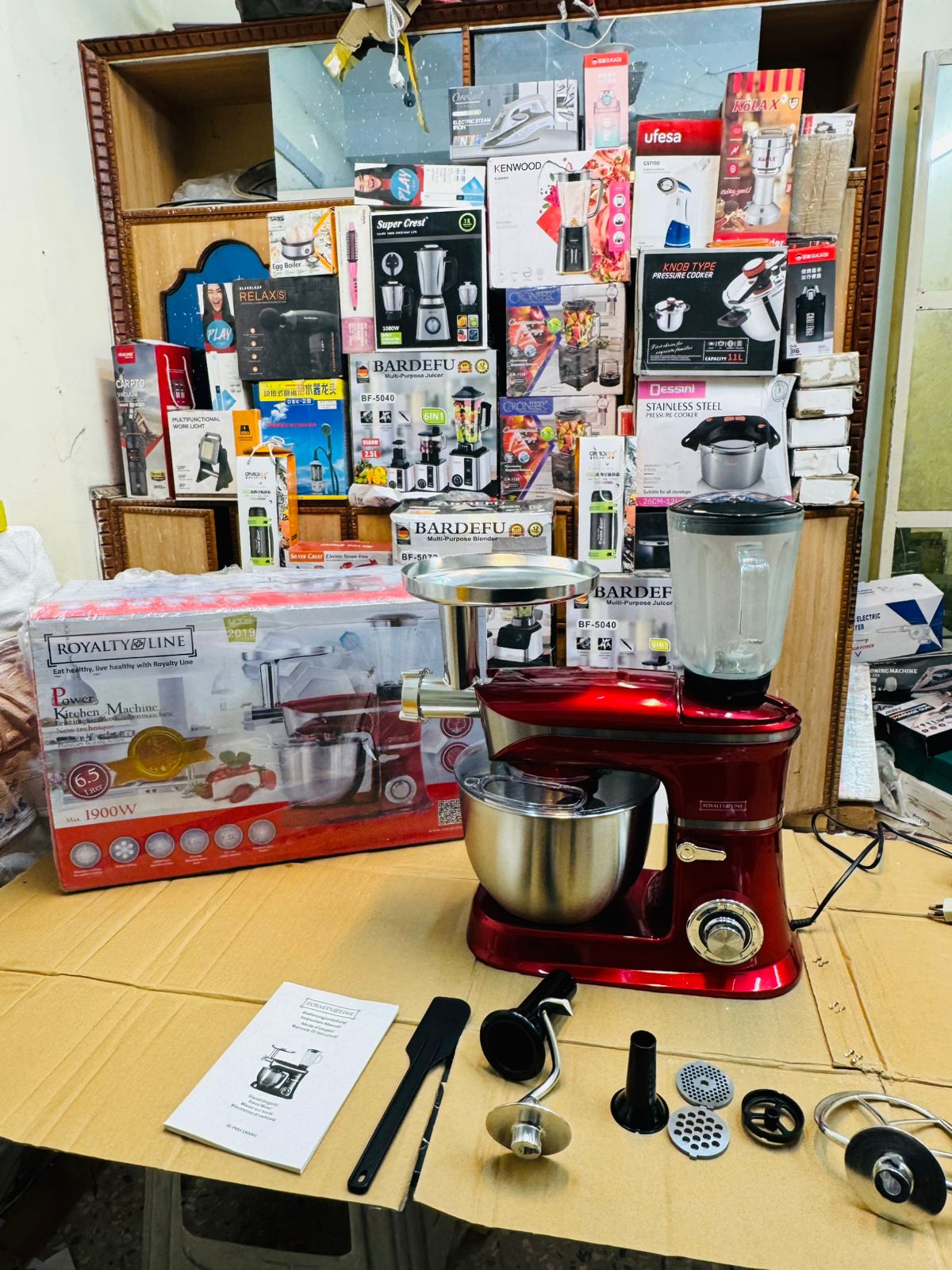 Royalty line Germany 6.5L kitchen master 1900 watt stand mixer