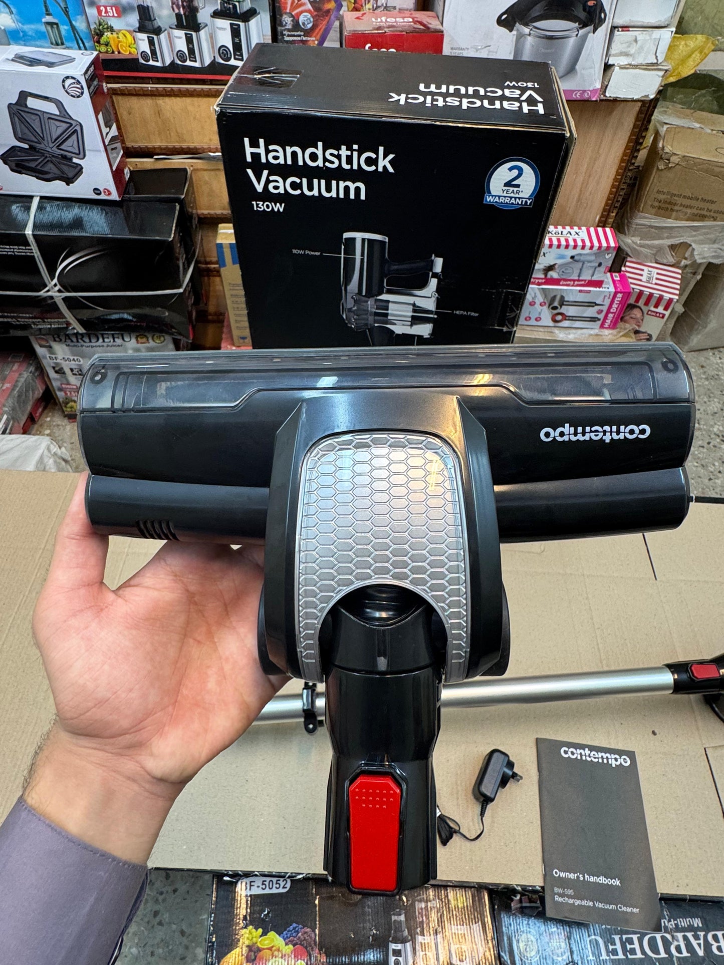 contempo 3 in 1 rechargeable vacuum cleaner