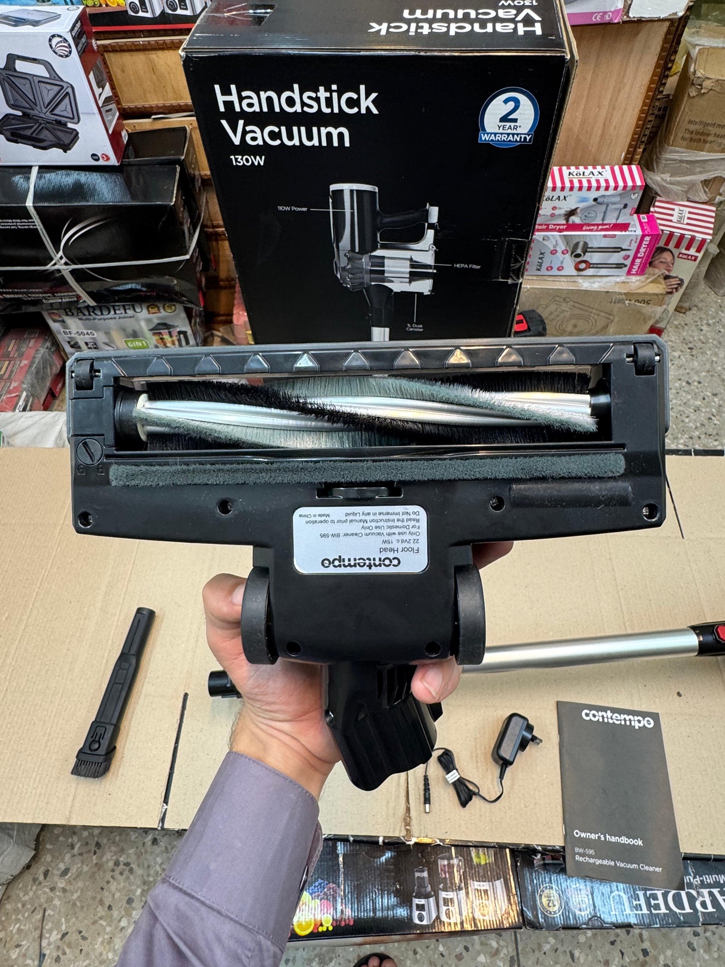 contempo 3 in 1 rechargeable vacuum cleaner