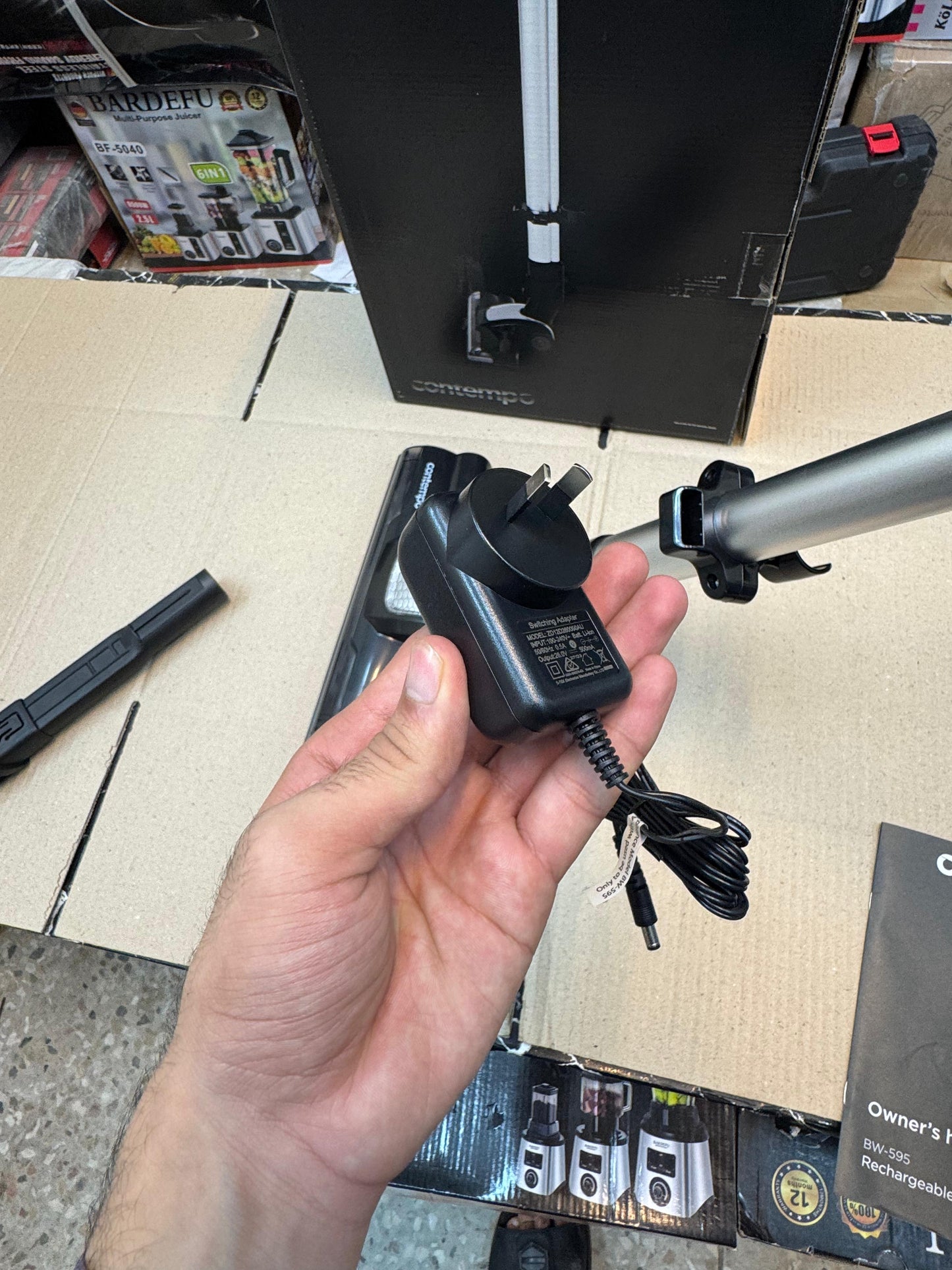 contempo 3 in 1 rechargeable vacuum cleaner