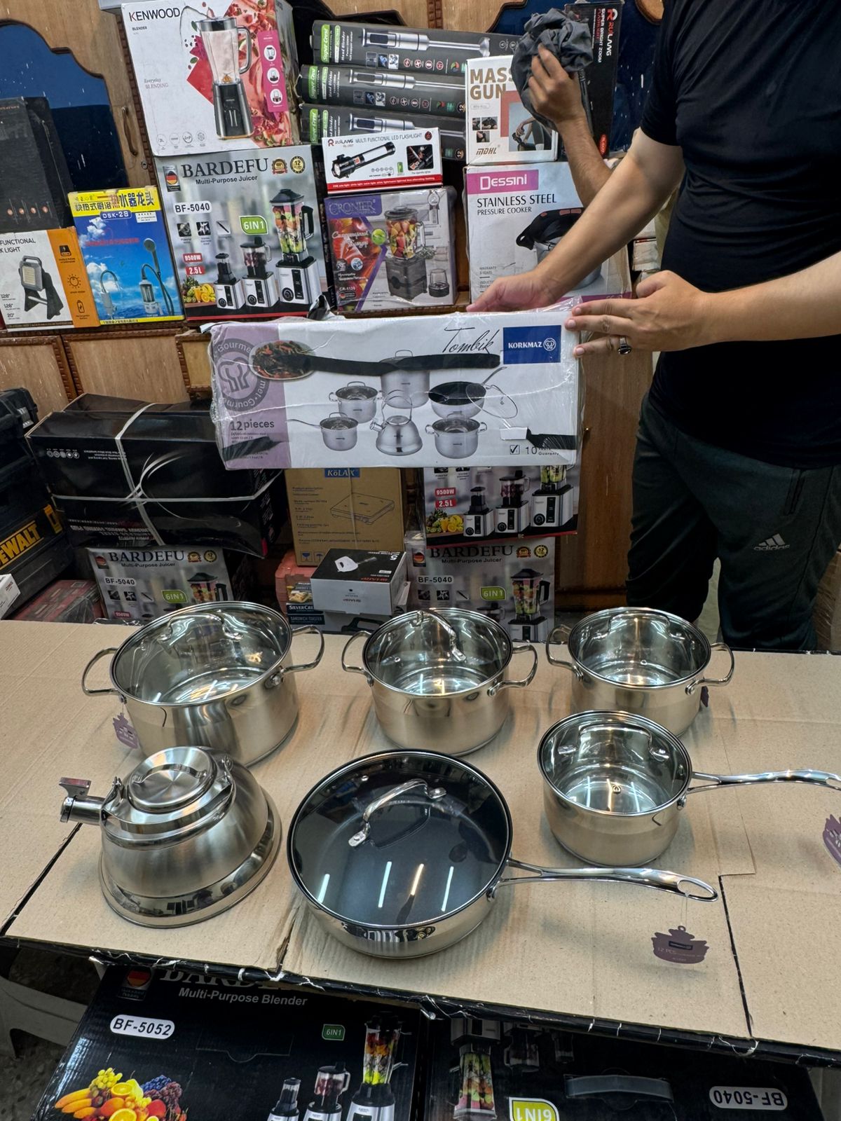 Korkmaz turkey  12 Pcs Cookware Set