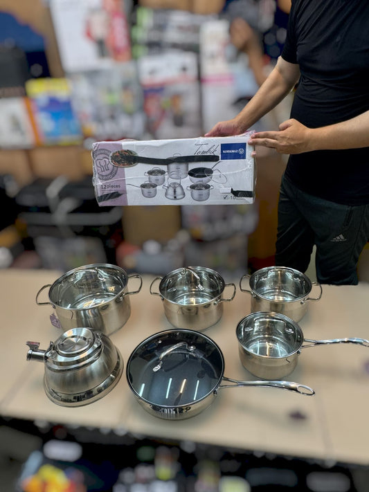 Korkmaz turkey  12 Pcs Cookware Set