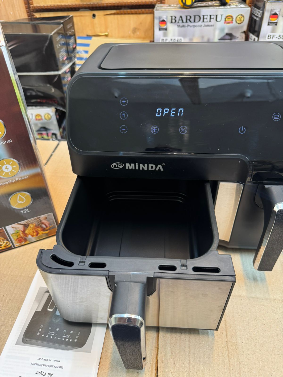 MINDA 12 litter dual  bosket air fryer