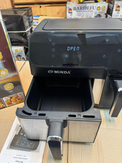 MINDA 12 litter dual  bosket air fryer