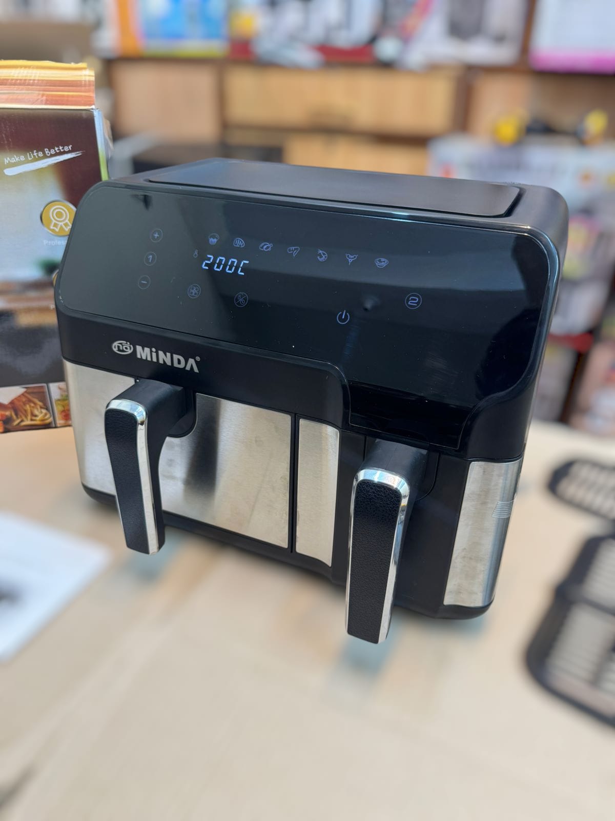 MINDA 12 litter dual  bosket air fryer