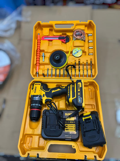 Dewalt commercial brushless drill machine 36v 30 pieces
