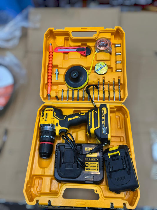 Dewalt commercial brushless drill machine 36v 30 pieces