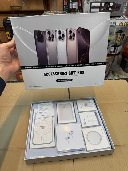 Ultimate 6-in-1 iPhone 16 Series Gift Box – MagSafe Power Bank, AirPods Pro 2 & More