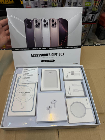Ultimate 6-in-1 iPhone 16 Series Gift Box – MagSafe Power Bank, AirPods Pro 2 & More