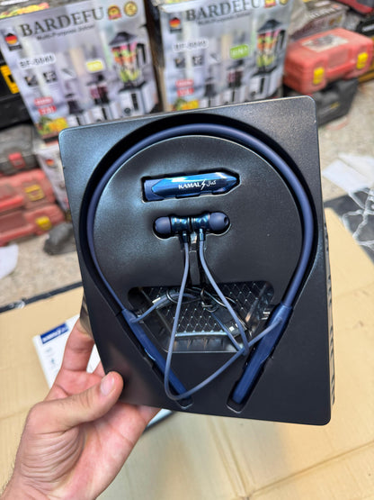 KAMAL KNB 02 Wireless Sports Neckband EARPHONE Extra Battery Compatible with Android/iOS