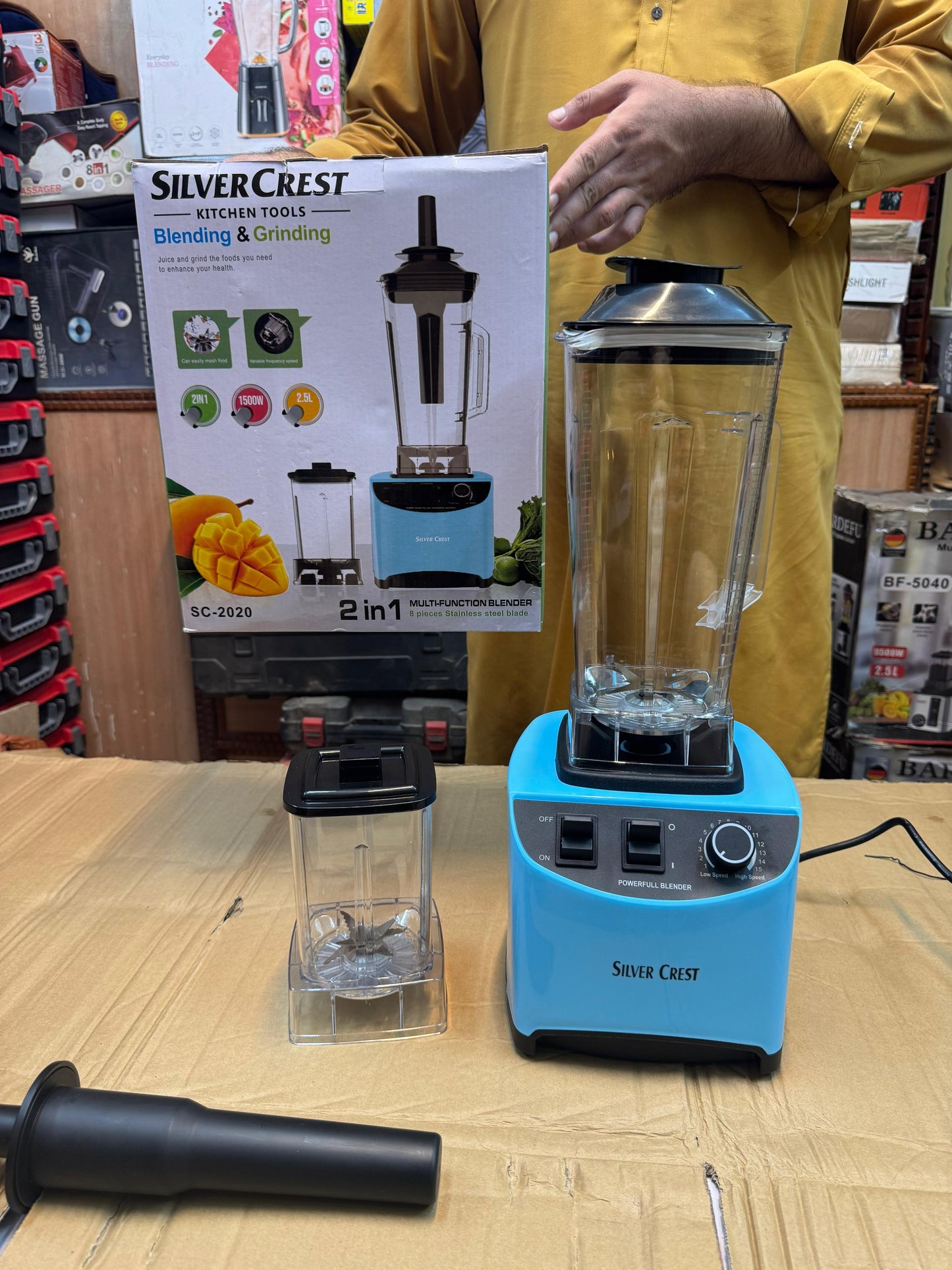 SILVER CREST 2 in 1 blender set