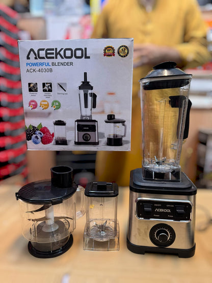 ACEKOOL stainless steel 3 in 1  blender set