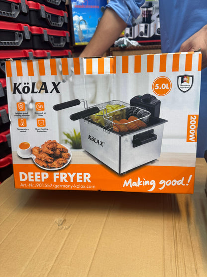 Kolax Germany 5L deep fryer 3 basket