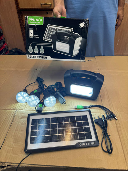 multifunction camping solar light set