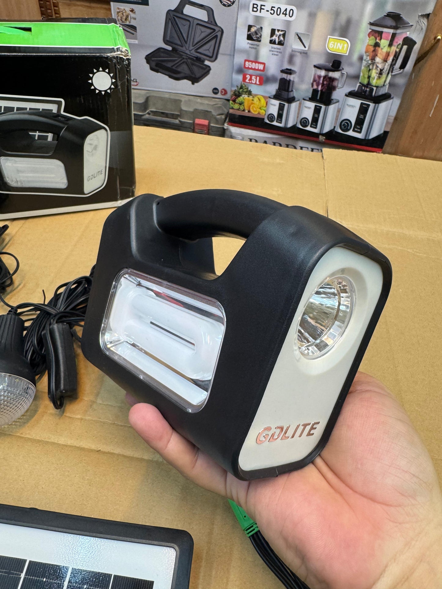 multifunction camping solar light set