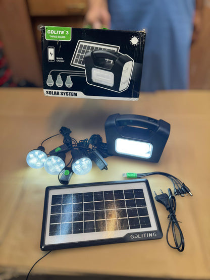 multifunction camping solar light set