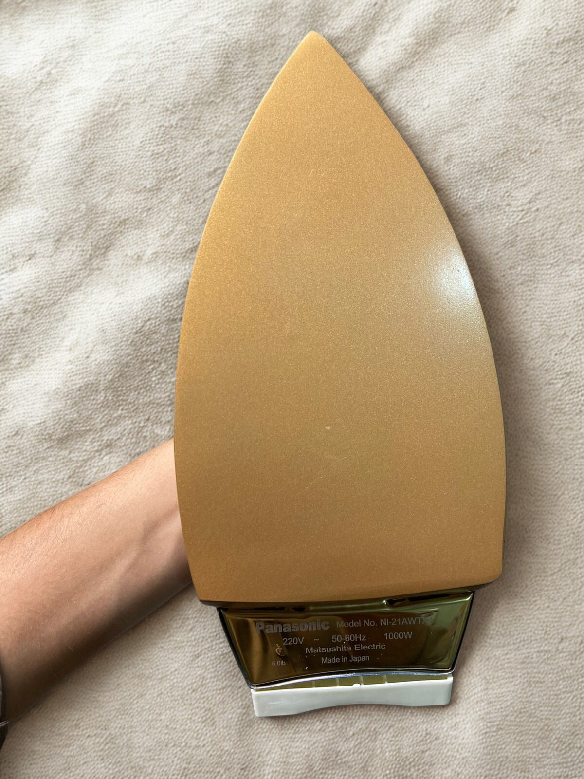 Panasonic Heavy Duty Dry Iron 1000W – Smooth Non-Stick Finish