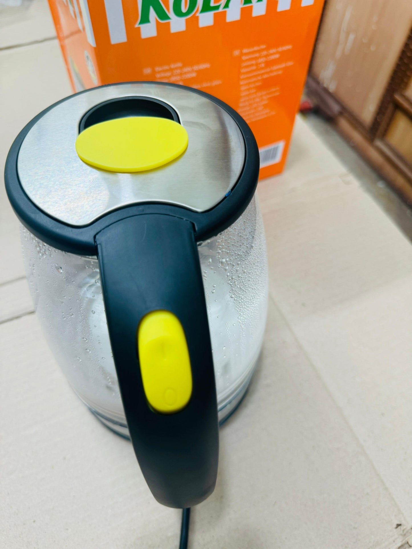 Kolax Germany  1.7L Glass Kettle