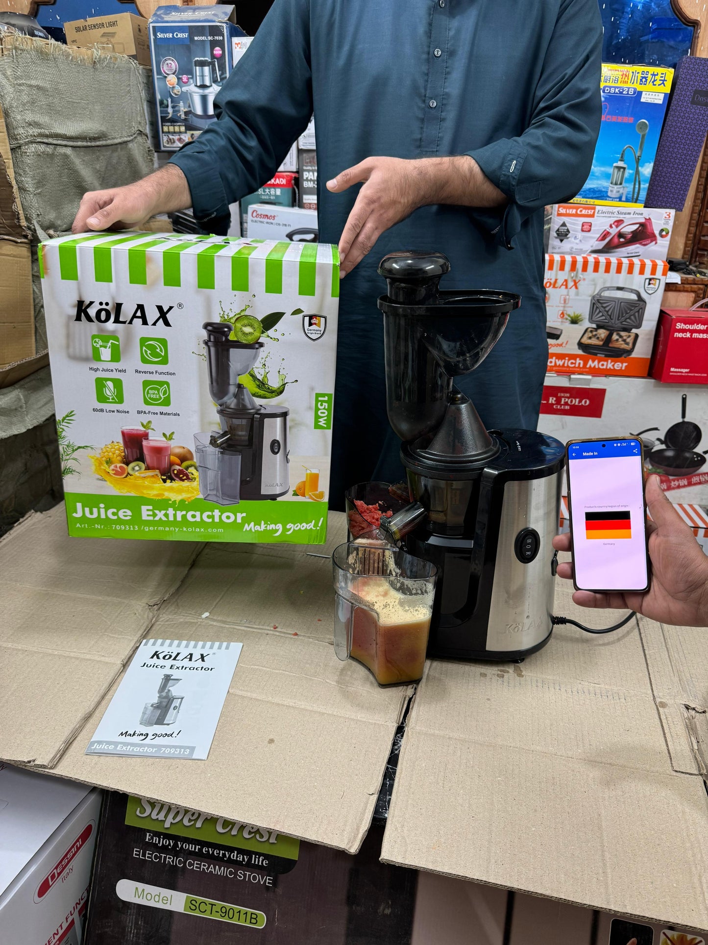 KOLAX GERMANY slow juicer