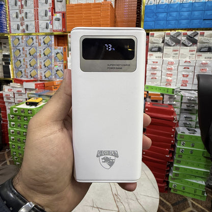 Elite 30,000mAh Waterproof Power Bank – 22.5W Ultra Fast Charge | Built-in Cables, Dual USB, Smart LCD & Tactical Flashlight