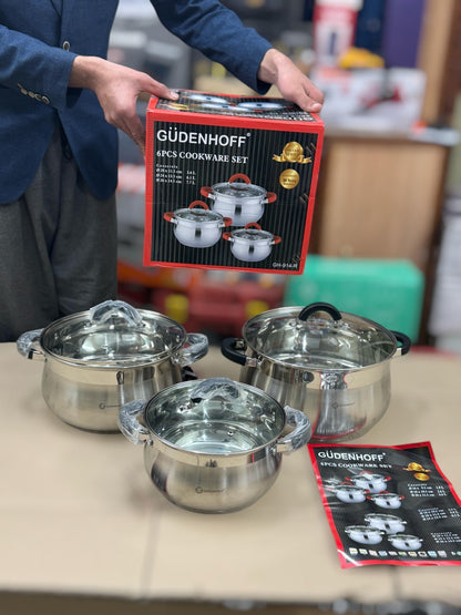 lot imported 6 pieces cookware set