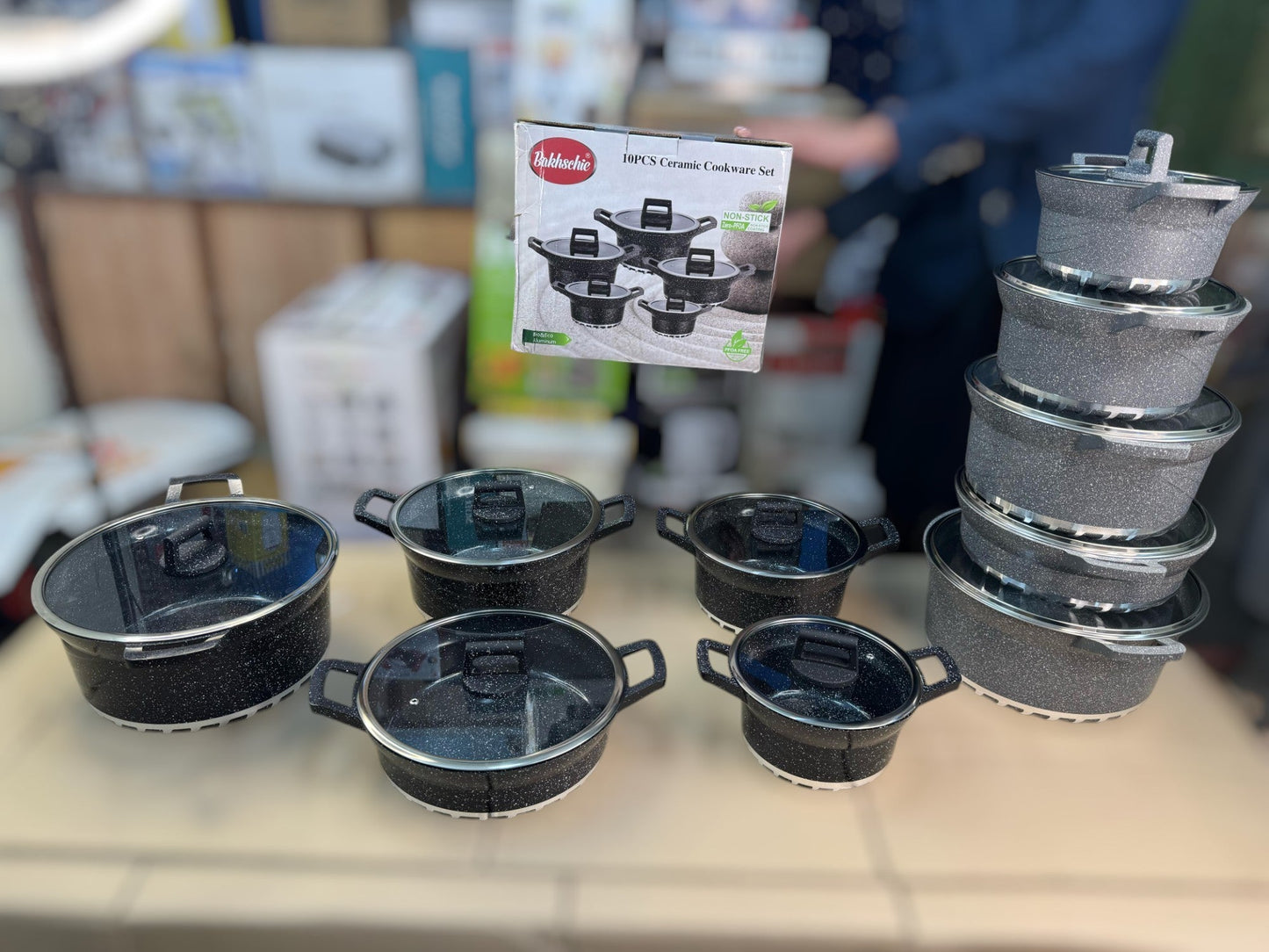 Germany lot bakhschie 10 pieces cookware set