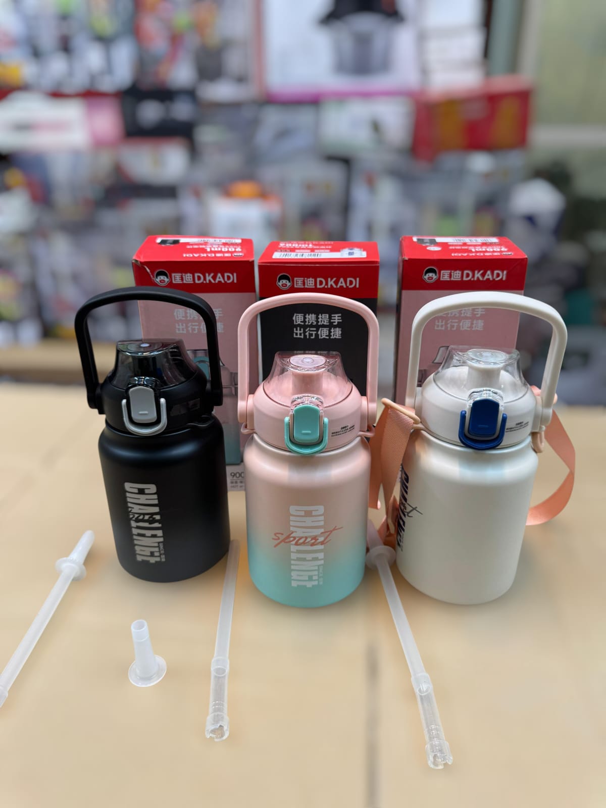 Okadi 900ml double steel water bottle