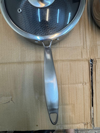Honeycomb lesser coating sauce pan