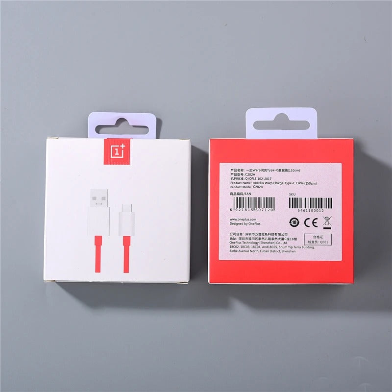 Oneplus 1/1.5M 6A Dash Warp Charge USB Type C Cable Quick Charging Data Line For One Plus 5 5T 6 6T 7 7T 8 9 10 Pro