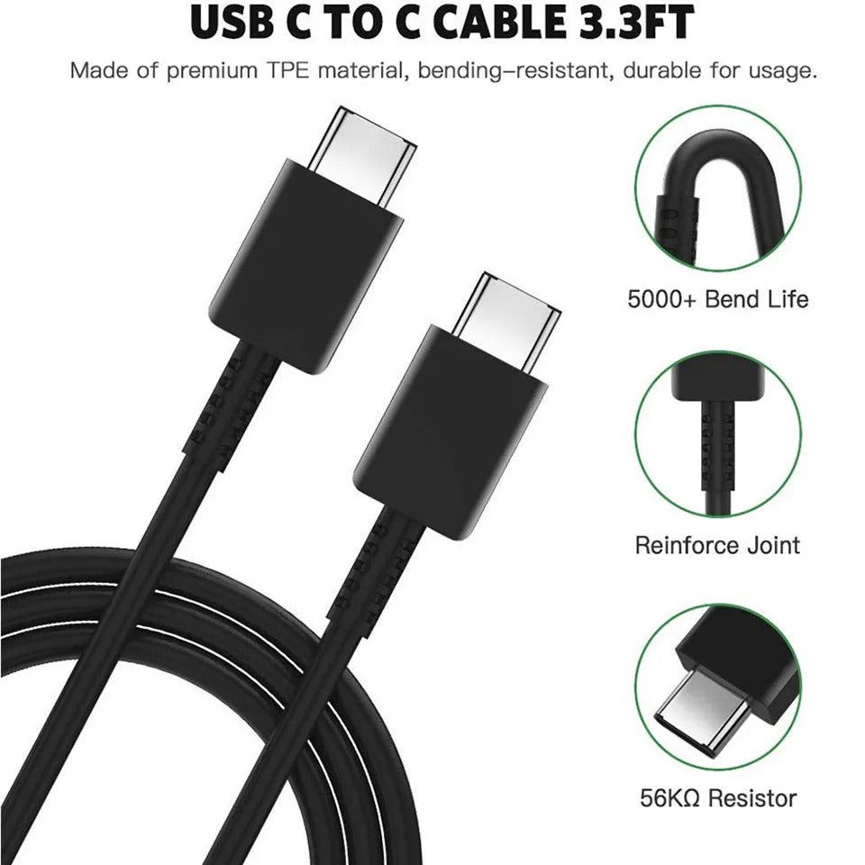 Samsung USB-C to USB-C PD Fast Charging Cable – Made in Vietnam