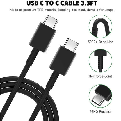 Samsung USB-C to USB-C PD Fast Charging Cable – Made in Vietnam